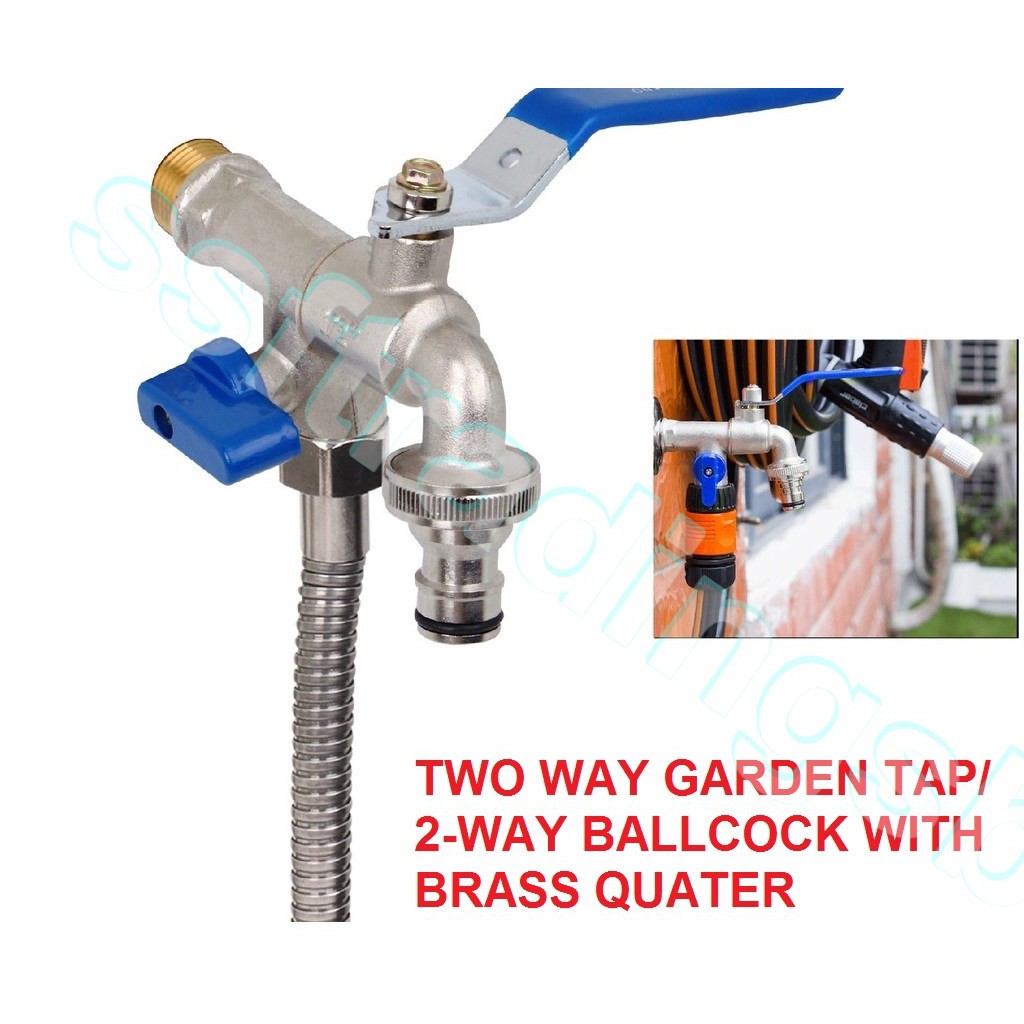 2WAY BRASS BALLCOCK / 2WAY BRASS GARDEN TAP / INTERIOR, EXTERIOR 2