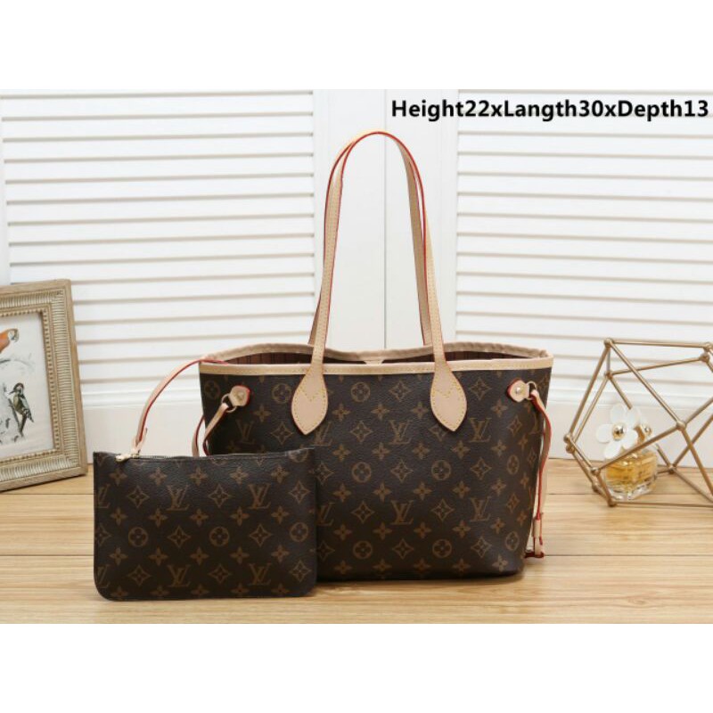 Lv neverfull small discount size