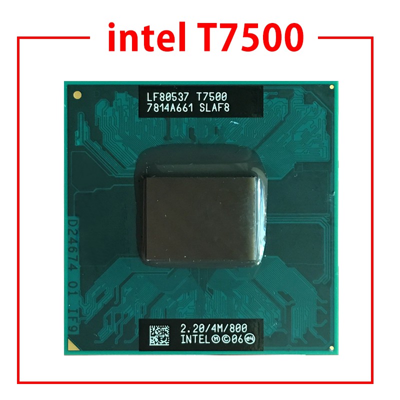 Intel Core Duo T7600 T7200 T7250 T7400 T7500 T7700 T7800 CPU