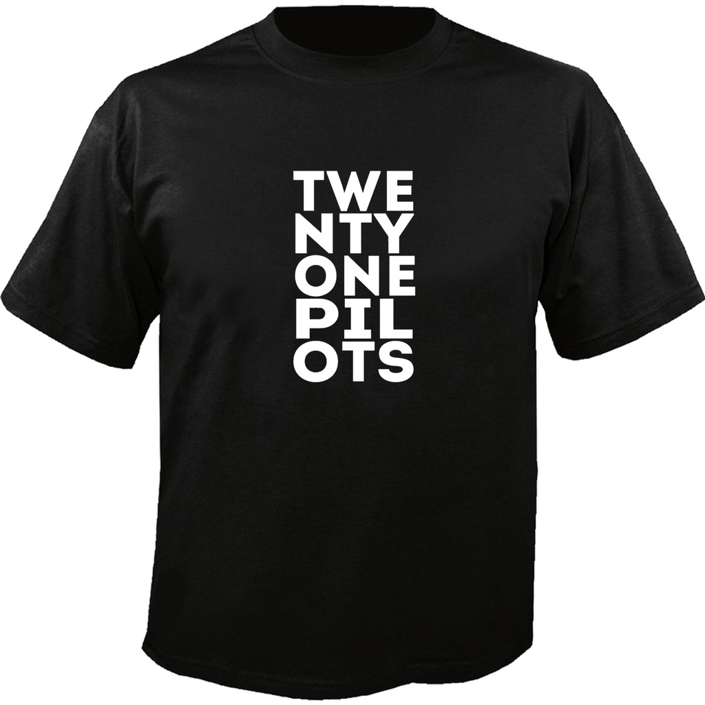 Twenty One Pilots Custom Tshirt Tee Shirt Teeshirt BLACK COLOR (S-3XL ...