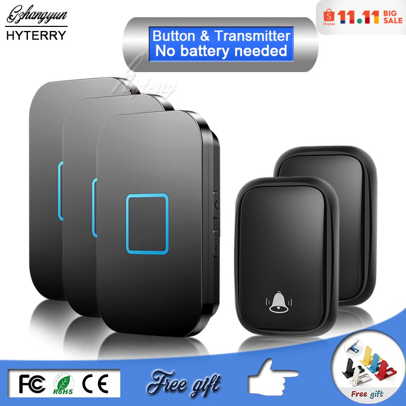 (Spot Sale) GZHANGYUN HYFA88 (No need battery) Wireless doorbell UK ...