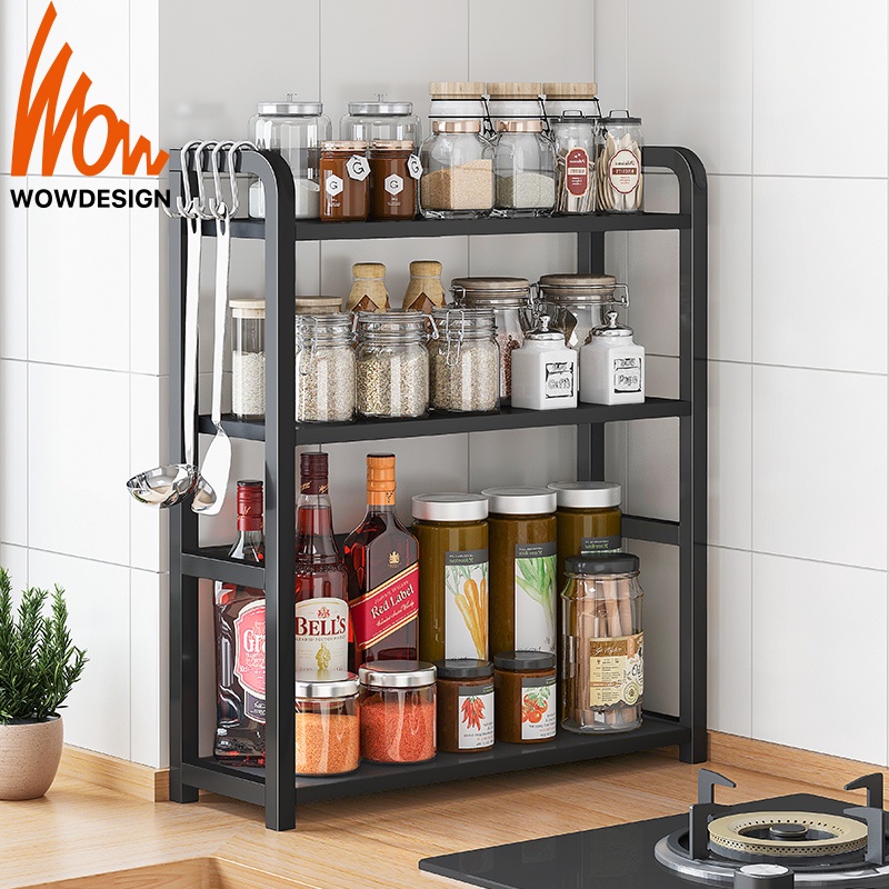 Kitchen Storage Rack Spice Rack Kitchen Rak Rempah Rak Serbaguna