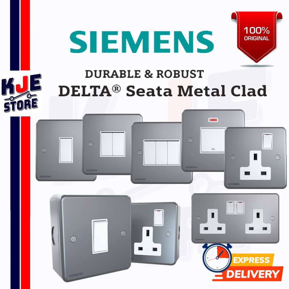 SIEMENS DELTA® Seata Metal Clad Switch & Socket - Durable & Robust ...
