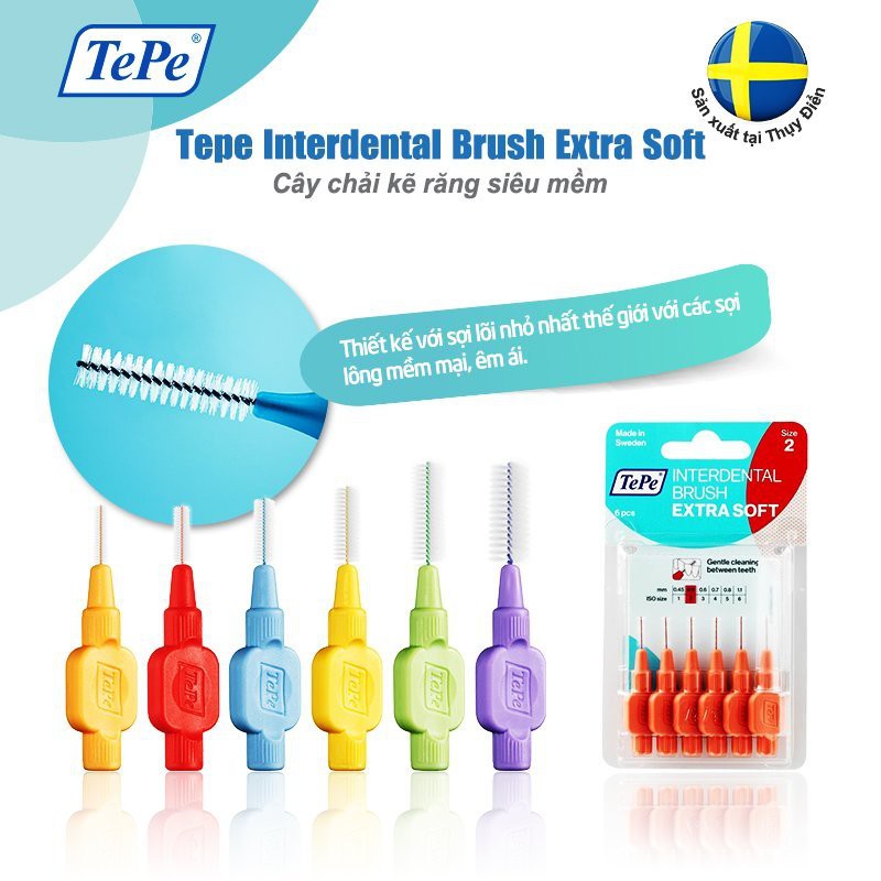 Tepe Extra Soft Interdental Brush, Pack Of 25 Trees | Shopee Malaysia