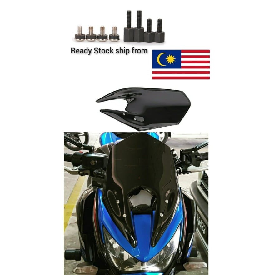Windshield Z800 Windscreen Z800 Visor Kawasaki Z800 Z8 Sharp Design