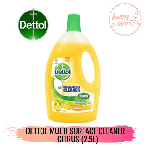 Dettol Multi Action Cleaner - Citrus (2.5L) | Shopee Malaysia