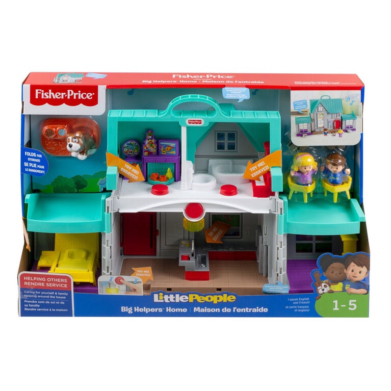 Boy Girl Toy Gift Fisher Price Little People Big Helpers Home 