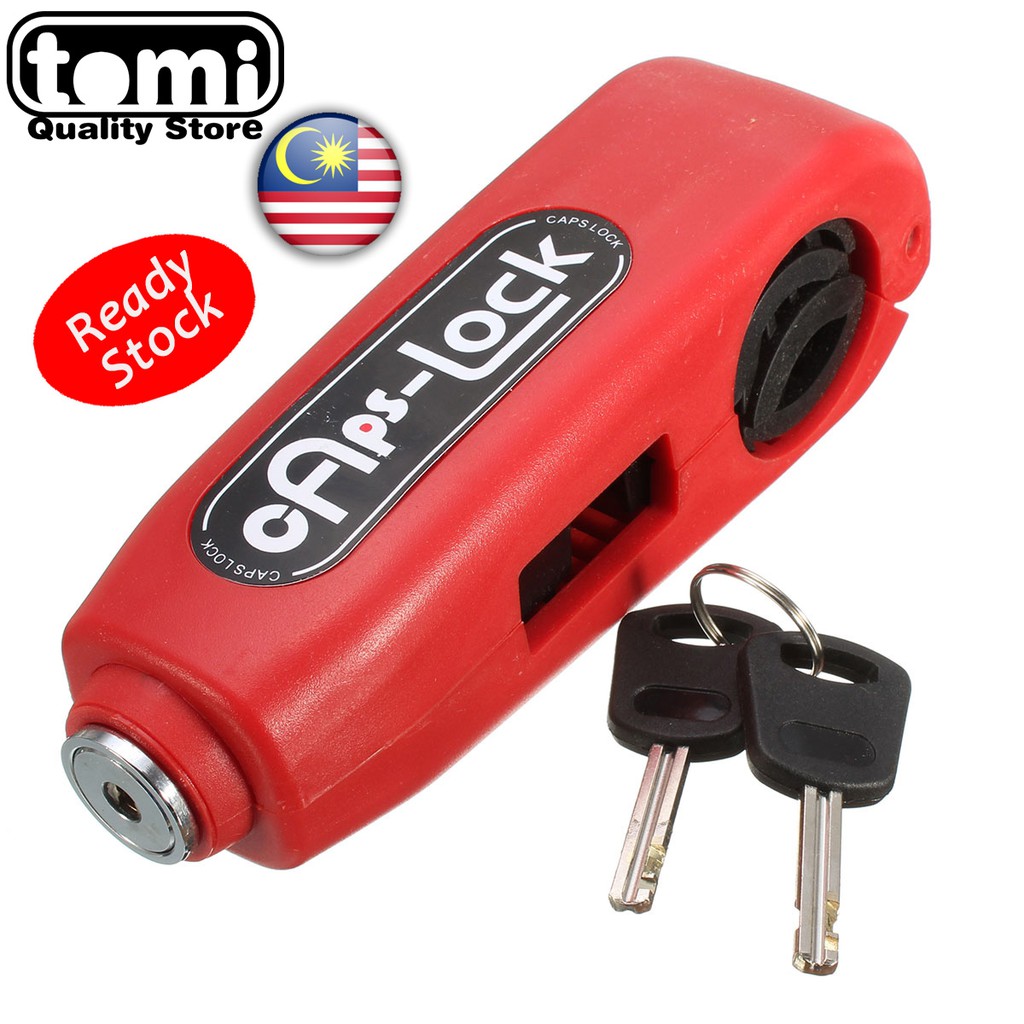 Croc Lock Motorcycle Throttle Grip Lock - Red | Shopee Malaysia