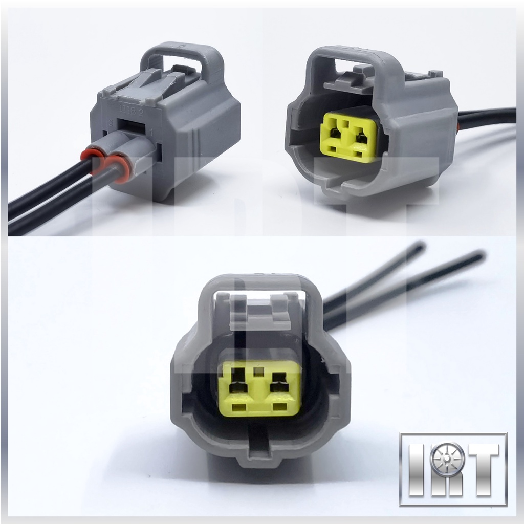 2 Pin Coolant Fan Temp Sensor Socket Wira Waja MD177572 Axia Myvi Vios