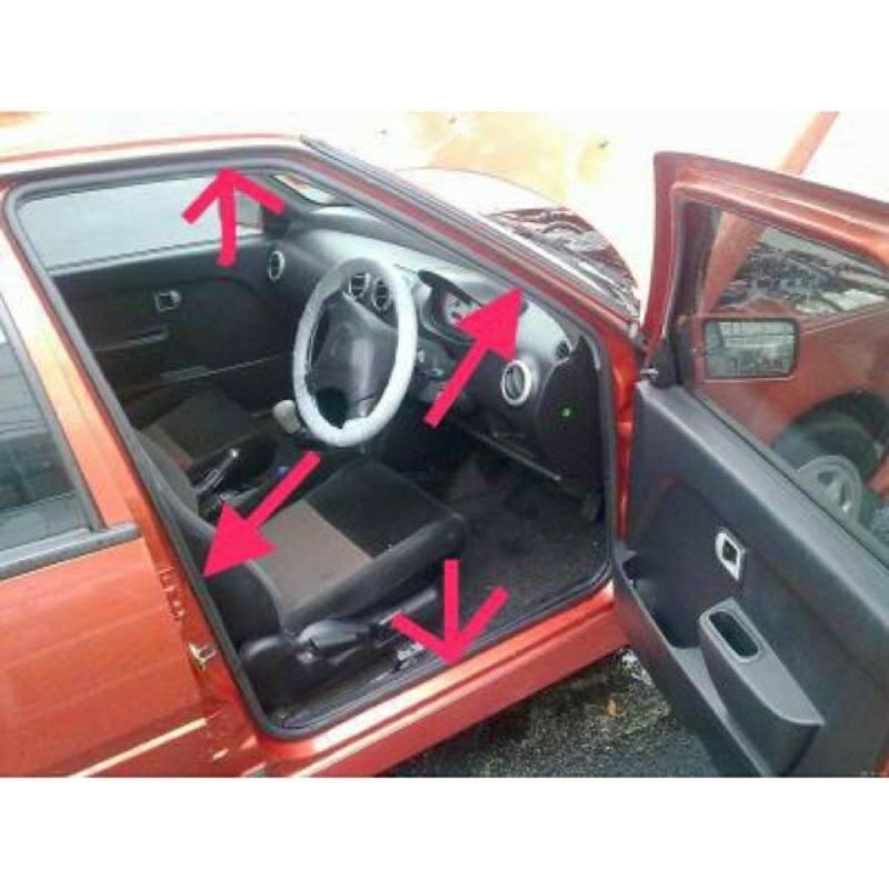 SAGA ISWARA SEDAN AEROBACK LMST SAGA 2 LMSS DOOR INNER RUBBER DOOR BODY