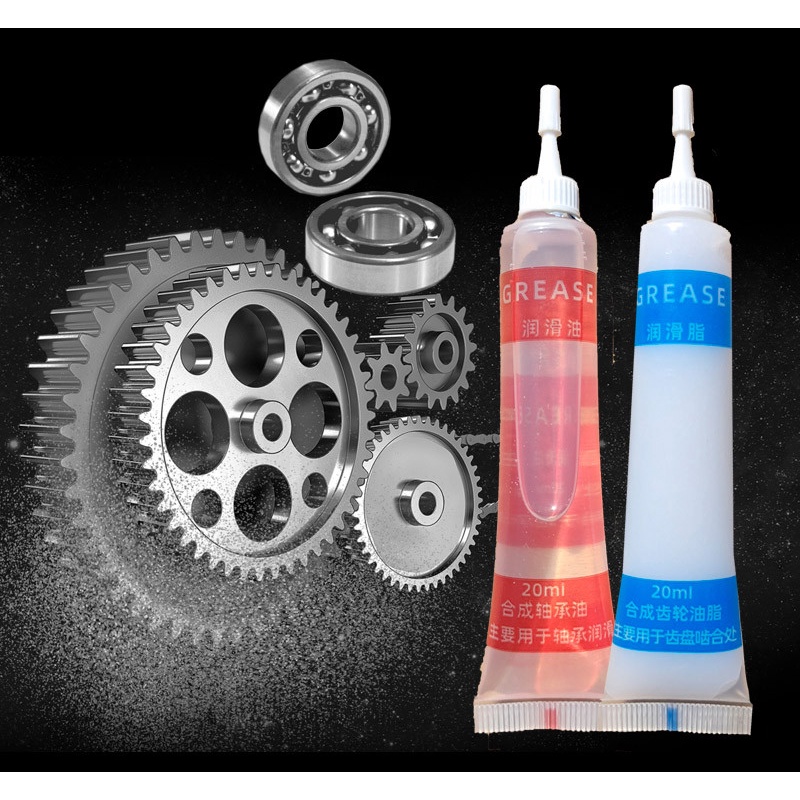 2 in 1 Reel Maintenace Set Lubricant Oil and Solid Grease for Fishing