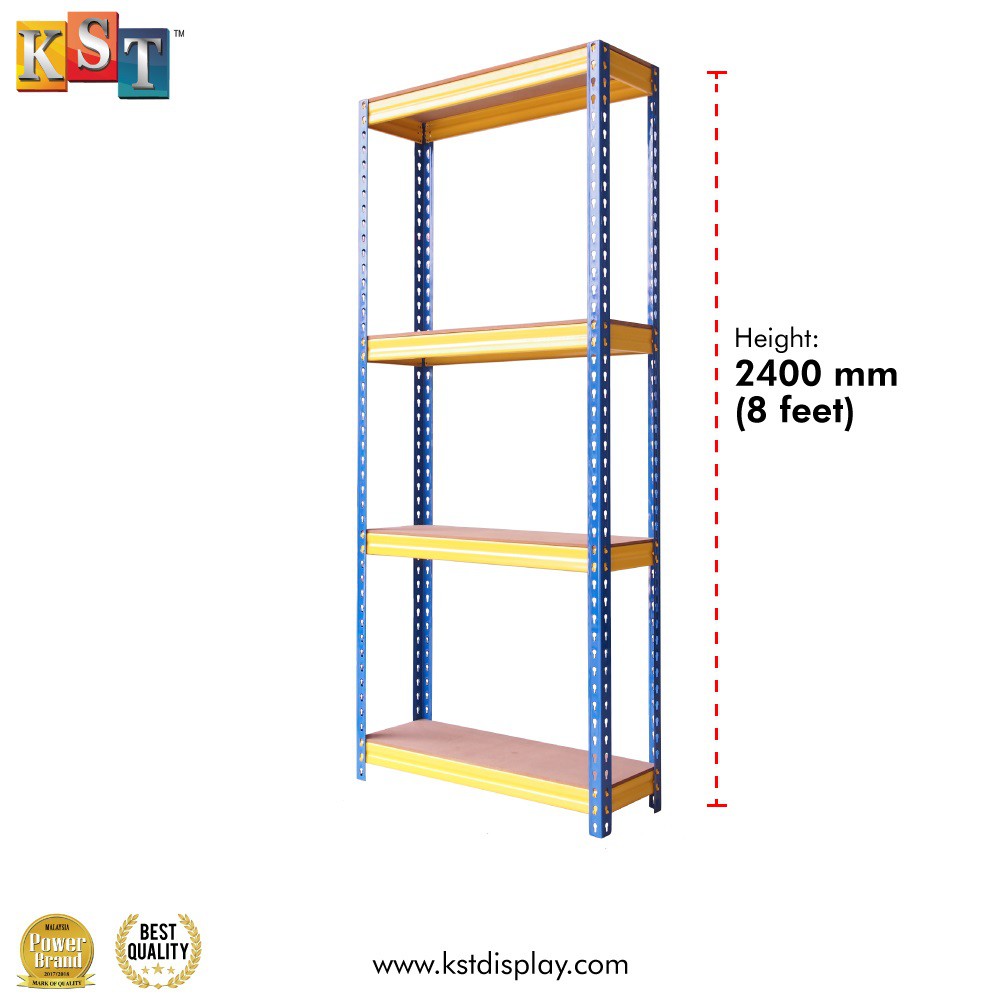 Boltless Rack 120-240cm(H)X30-45cm(D)X90-180cm(L) Rak Kasut Rak Dapur ...