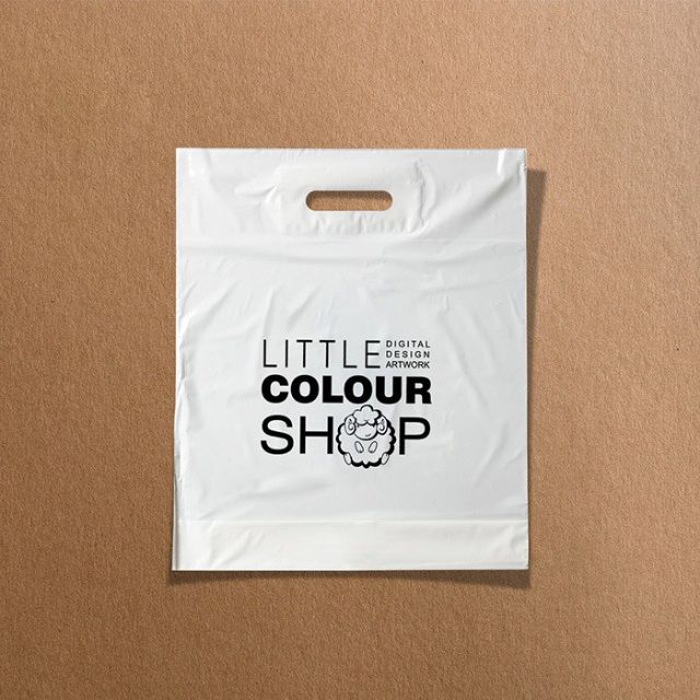 Print logo on plastic bags clearance