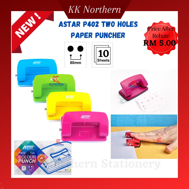 1Pc Adjustable Paper Punch Puncher 6-Hole Scrapbooking Six Ring