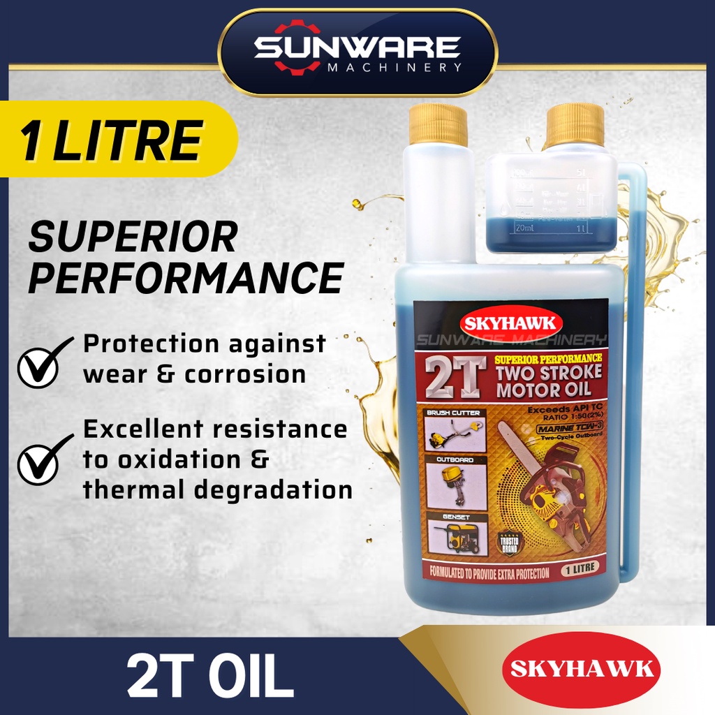 Minyak 2T 2 Stroke Oil 1 Liter -(With Measurement) | Shopee Malaysia