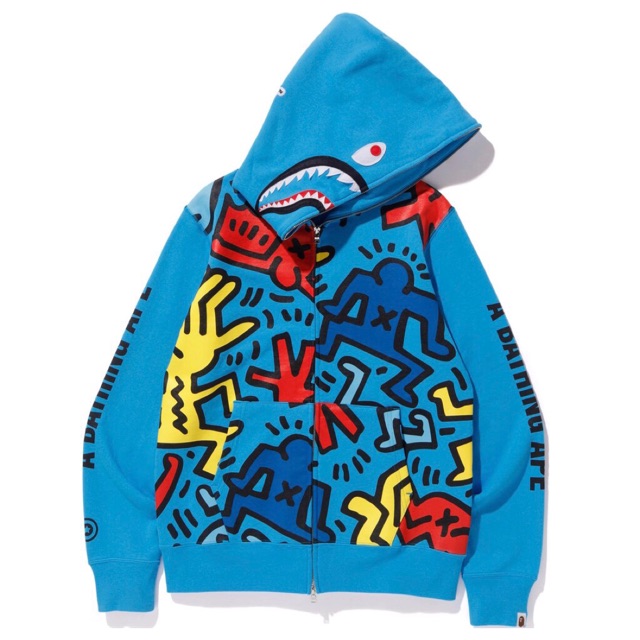 Bape keith store haring hoodie