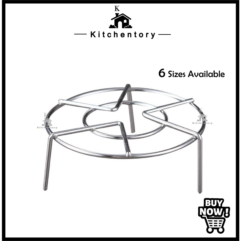 Extra Thick Stainless Steel Steam Rack-Stim Rak-Rak Kukus Dapur-Steamer ...