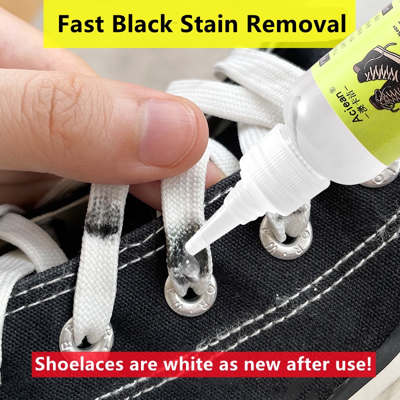 How to remove stains from clearance shoelaces