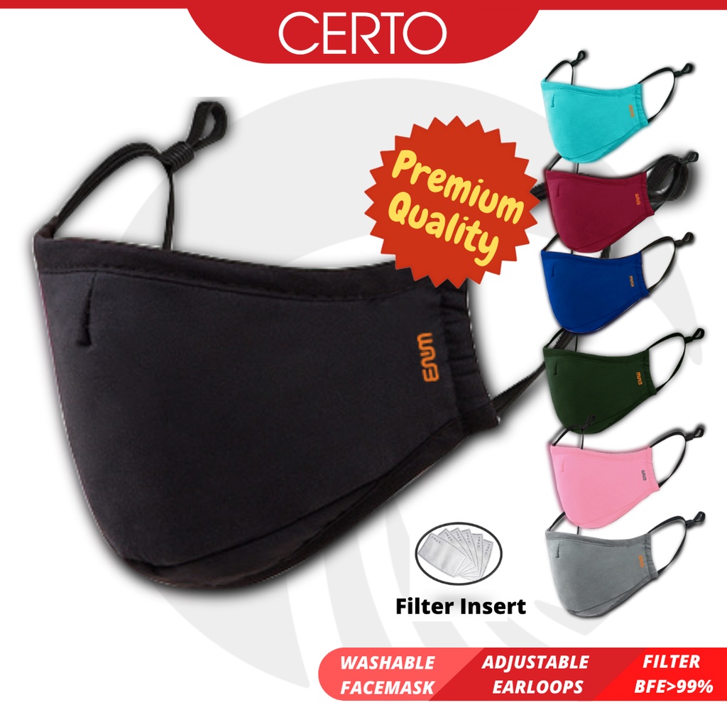 CERTO Premium Quality Enim Adult Protective Reusable Washable Filter ...
