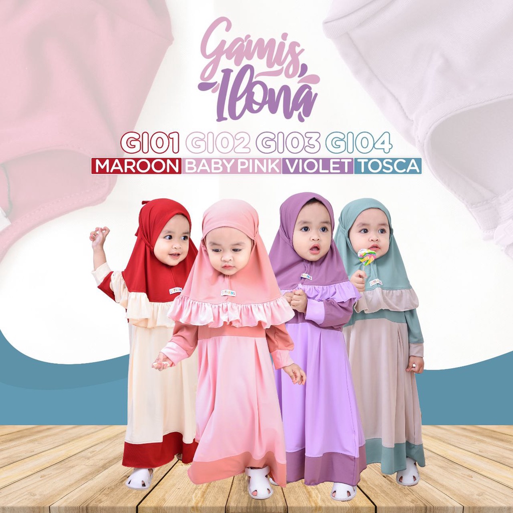 Ilona Baby Robe Set Age 3-6 Years by Cutekids | Shopee Malaysia