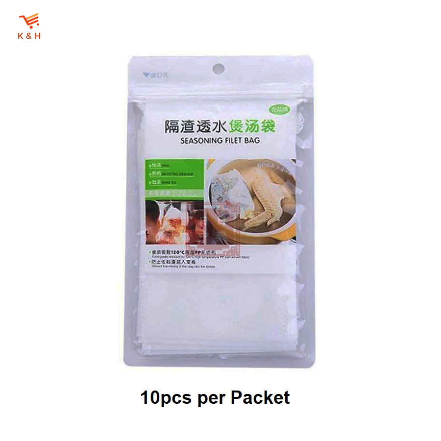 Seasoning Filter Bag / Soup Filter Bag / Herbs Filter Bag 10pcs per