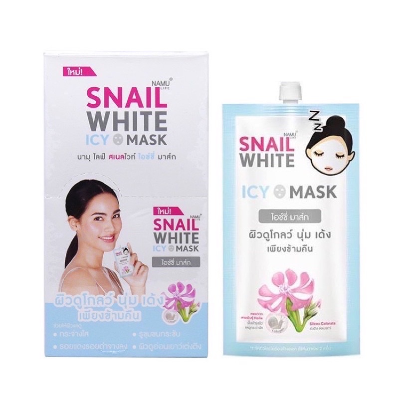 SNAIL WHITE ICY MASK (NAMU LIFE) | Shopee Malaysia