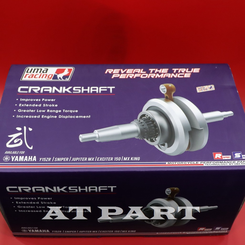 UMA RACING CRANKSHAFT ASSY JACK UP + 3.3MM Y15ZR EXCITER150 MXKING150