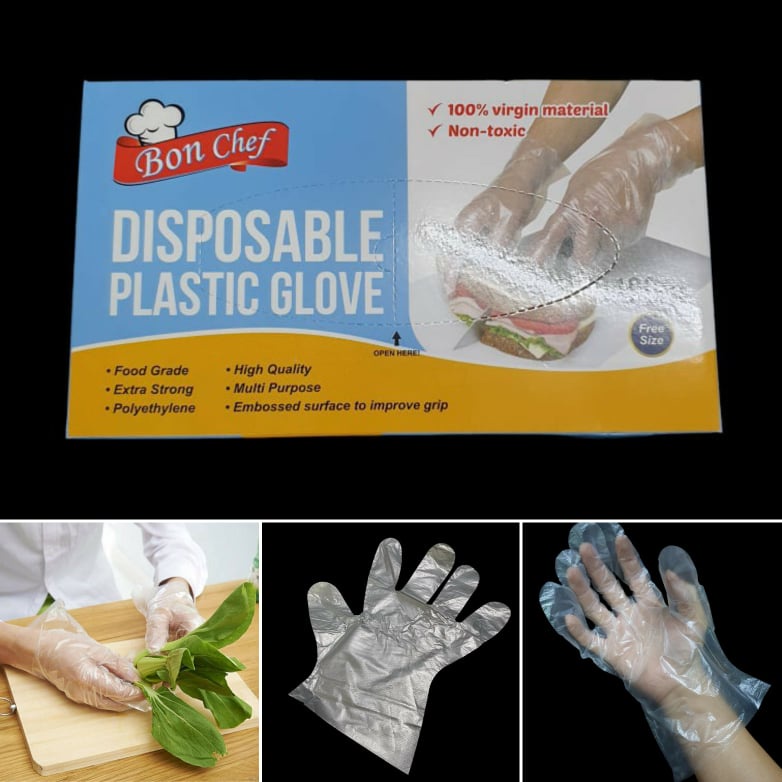 Plastic gloves for clearance food