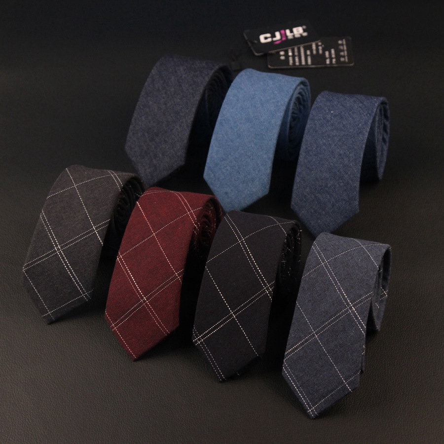 Cravate Tricot Homme Étroit 6 Cm – Style Retro Sportif Et Élégant, Idéal Bureau Et Décontracté