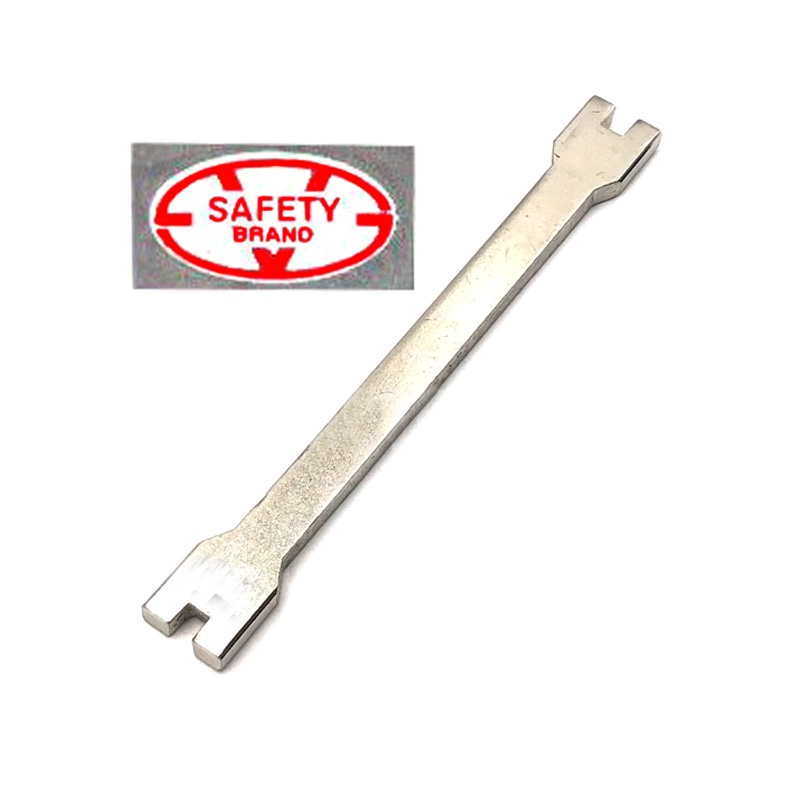 CHROME MOTORCYCLE SPOKE NIPPLE KEY SPANNER SPANNAR WHEEL RIM WRENCH