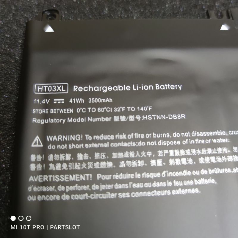 Local Stock OEM HT03XL Battery for HP 240 250 255 G7 340 348 G5 x360 ...