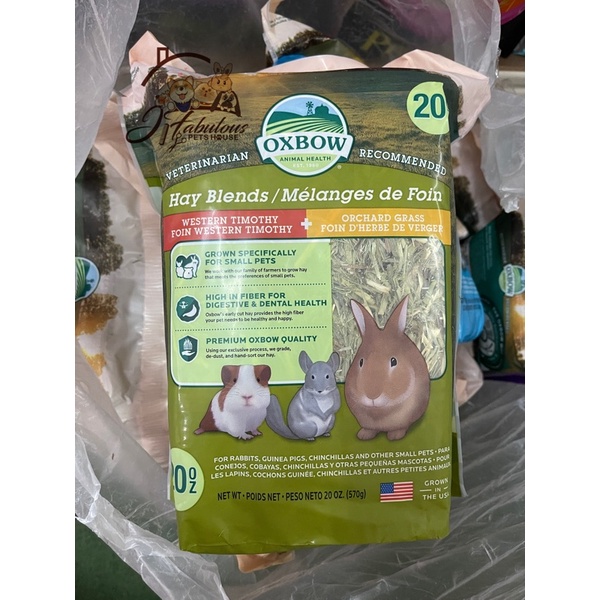Petlife Oxbow Timotheegras voor kleine dieren, 4,05 kg