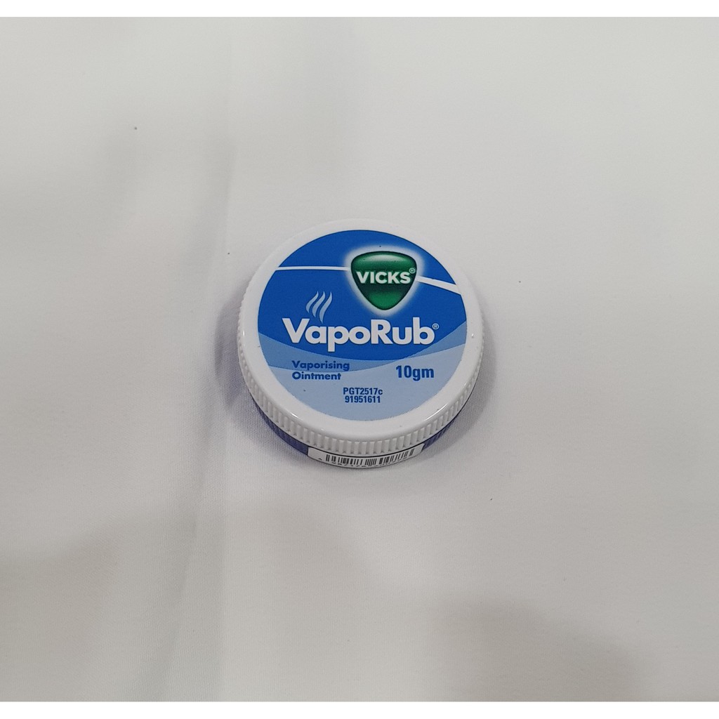Vicks Vaporub Vaporizing Ointment 10g