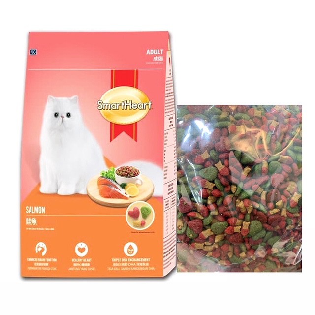 Smart Heart Cat Food Salmon Repack 1kg | Shopee Malaysia