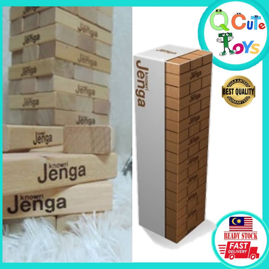 🇲🇾 READY STOCK 🇲🇾 Number Stacking Block Uno/Jennga Mainan Kayu KanakKanak Shopee Malaysia