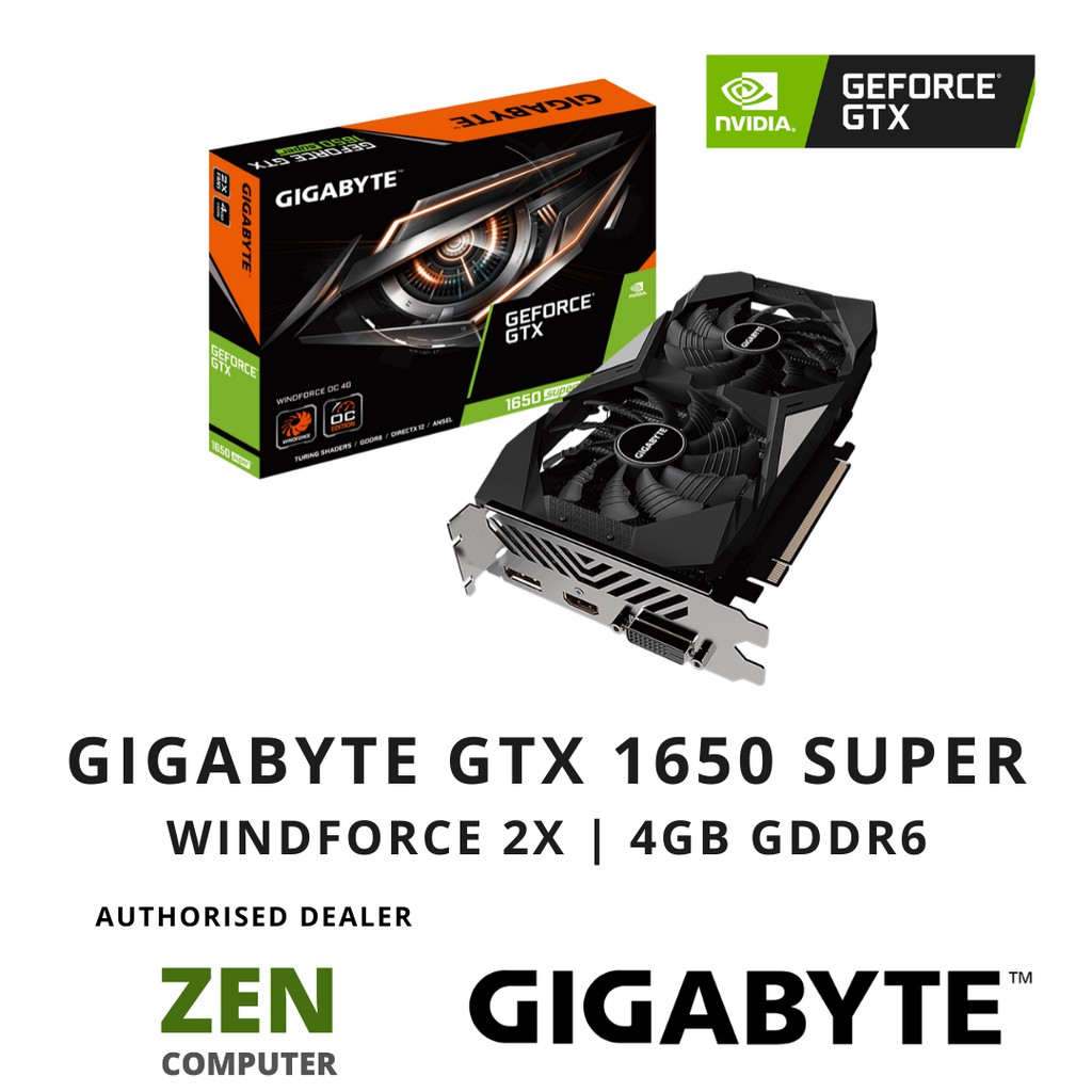 Gigabyte gtx 1650 discount super 4gb 2x windforce