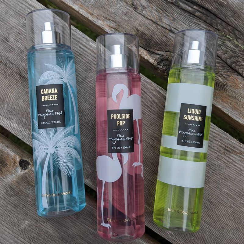 Bath & body works cabana breeze 8 ounce fine fragrance best sale mist