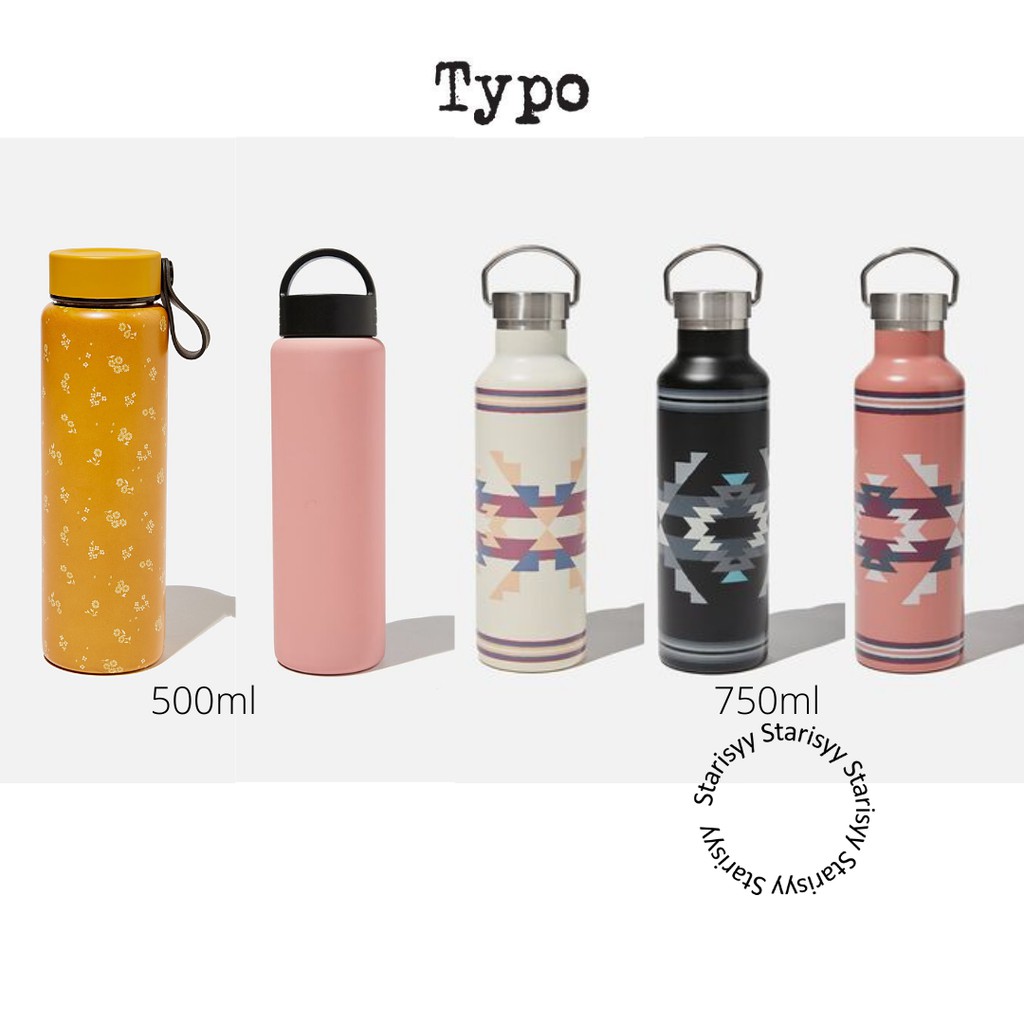 Typo Body Gotta Go Metal Drink Bottle Tumbler 500ml/ -Metal Drink ...