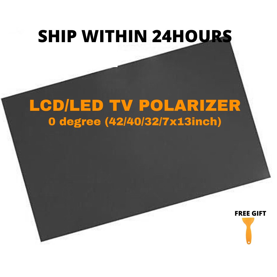 Polarizer tv Tinted Film tv Polarized 32" 40" 42" inch tv Led Lcd Polarizing Film Polarised Pola Polarise Polarize