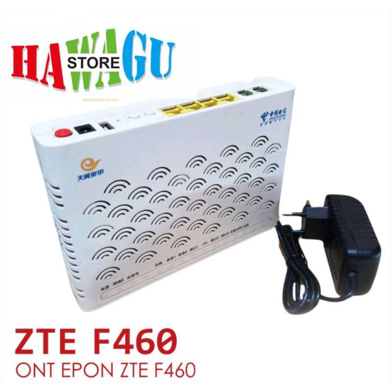 Ont EPON ONU ZTE ZXHN F460 ACCESS POINT WIRELESS WIFI Not F660 F609 ...