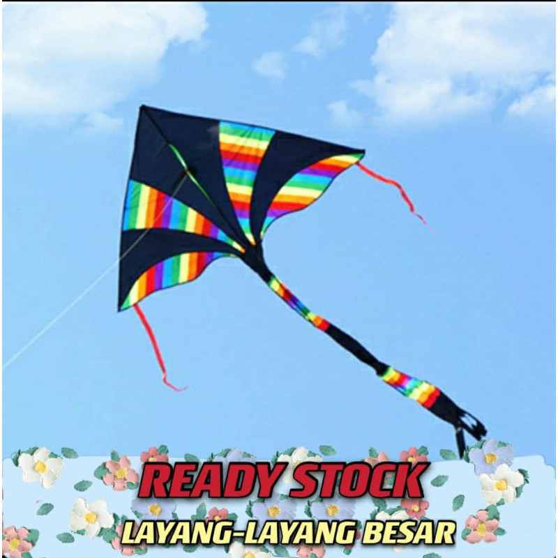 Ready Stock Kite String Reel with Handle / Kite Reel for small to Extra  Large Kites Tali Layang-layang 70M- 80M