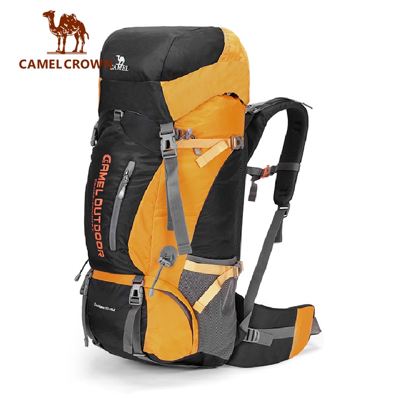 CAMEL CROWN 65L Hiking Backpack Outdoor Professional Large-capacity Bag ...
