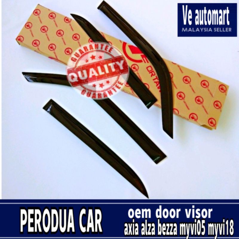 Car door visor myvi axia bezza alza kancil viva saga BLM flx vvt