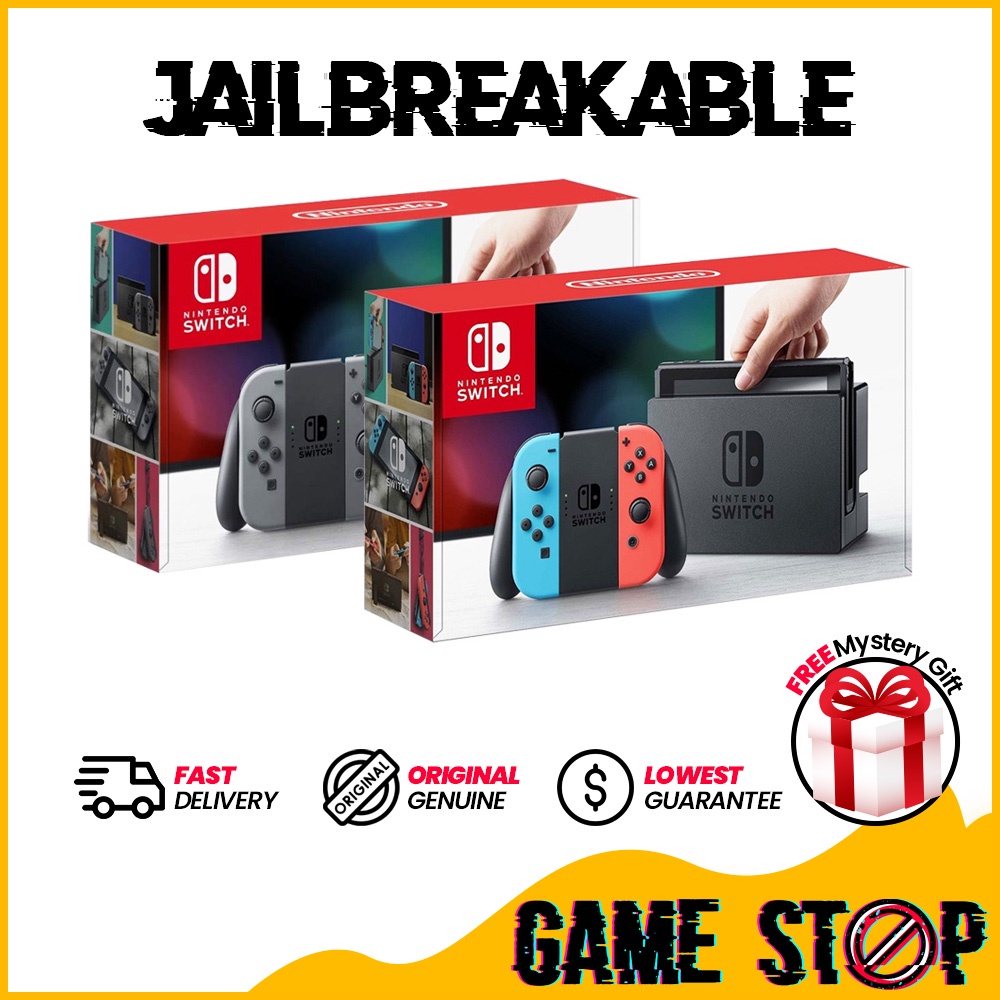 ***READ DESCRIPTION*** PREOWNED/ USED Nintendo Switch Console V1 (Jailbreak / Unpatched