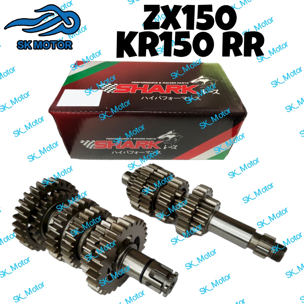 SHARK Kawasaki KR150 RR / ZX150 ZXR 150 Racing Gearbox Gear Box Ninja