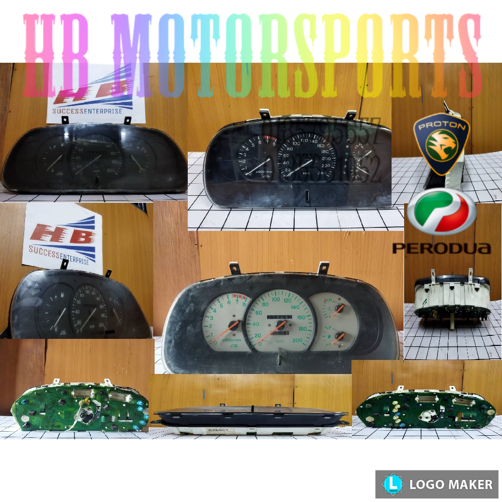 Meter Wira / Meter Mitsubishi Lancer/Evo 1.3/1.5/1.6/1.8 Auto dan ...