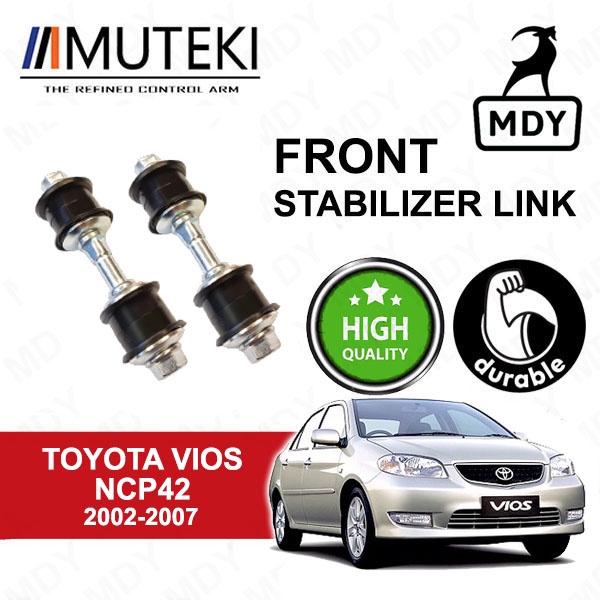 Muteki Front Absorber Stabilizer Link Toyota Vios NCP42 20022007
