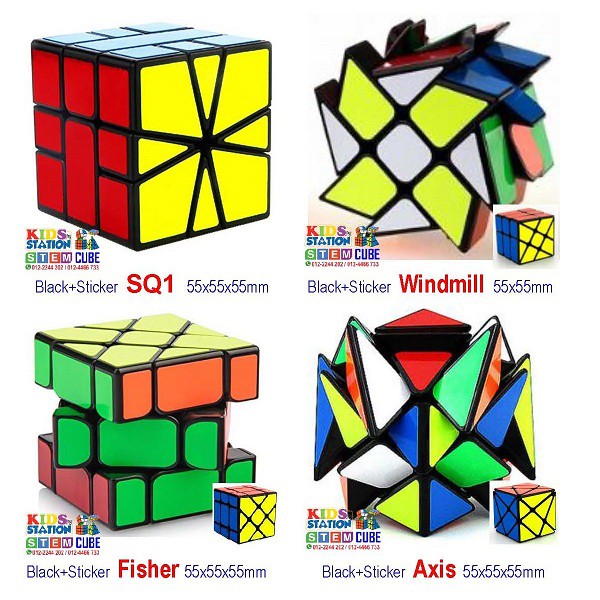 [Ready Stock in KL] Black With Sticker SQ1, Windmill, Fisher and Axis ...