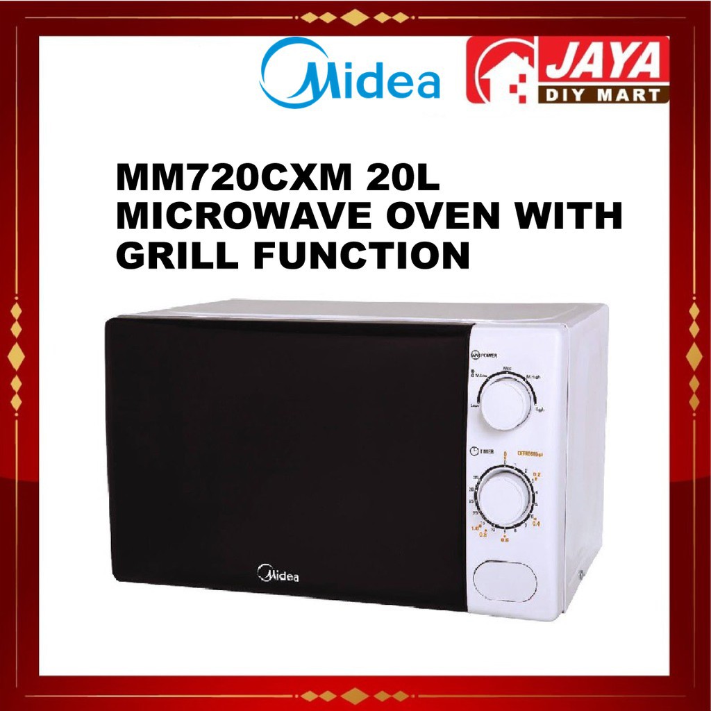 [READY STOCK] Midea MM720CXM 20L Microwave Oven With Grill Function ...