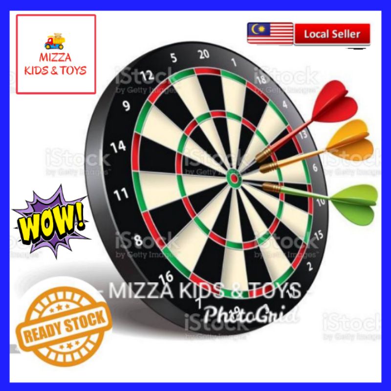 Dart Board Men Sport with 6 Darts Score Game Set Shopee Malaysia